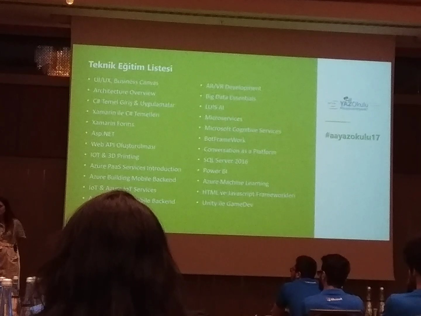 Teknik Eğitim Listesi